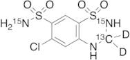 Hydrochlorothiazide-13C,15N2,d2