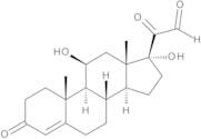 Hydrocortisone 21-Aldehyde Hydrate (mixture of the aldehyde and the hydrated form)