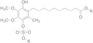 Hydro Idebenone 10’-Carboxylate 4-O-Sulfate Dipotassium Salt