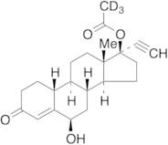 6Beta-Hydroxy Norethindrone Acetate-d3 (Major)