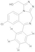 1-Hydroxy Alprazolam-d5