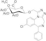 1-Hydroxy Alprazolam β-D-glucopyranuronic Acid Methyl Ester 2,3,4-Triacetate