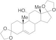 (11alpha)-11-Hydroxyandrost-5-ene-3,17-dione Cyclic Bis(1,2-ethanediyl Acetal)