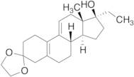 17β-Hydroxy-17-ethyl-estra-5(10),9(11)-dien-3-one Cyclic 1,2 Ethanediyl Acetal