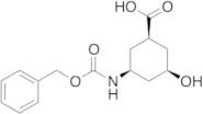 (1R,3R,5S)-rel-3-Hydroxy-5-[[(phenylmethoxy)carbonyl]amino]-cyclohexanecarboxylic Acid