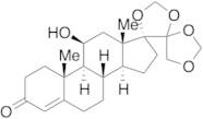 11Beta-Hydroxy-17,20:20,21-bis(methylenedioxy)pregn-4-en-3-one