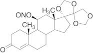 11b-Hydroxy-17,20:20,21-bis(methylenedioxy)pregn-4-en-3-one Nitrite