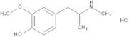 4-Hydroxy-3-methoxy Methamphetamine Hydrochloride