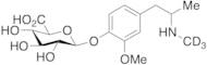 4-Hydroxy-3-methoxy Methamphetamine-d3 4-β-D-Glucuronide(Mixture of Diastereomers)