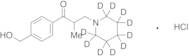 Hydroxymethyl Tolperisone-d10 Hydrochloride