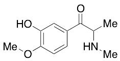 1-(3-hydroxy-4-methoxyphenyl)-2-(methylamino)-1-propanone