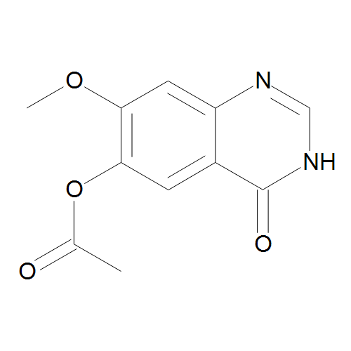 4-Hydroxy-7-methoxyquinazolin-6-yl Ester Acetic Acid