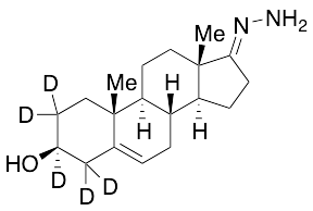 3β-Hydroxyandrost-5-en-17-one Hydrazone-d5