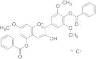 3-Hydroxy-4',5-benzoyloxy-3',5',7-trimethoxyflavylium Chloride