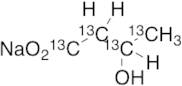 rac 3-Hydroxybutyric Acid-13C4 Sodium Salt