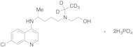 (R)-(-)-Hydroxy Chloroquine-d5 Diphosphate