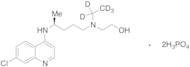 (S)-(+)-Hydroxy Chloroquine-d5 Diphosphate