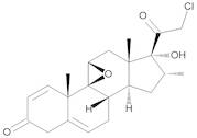 17α-Hydroxy-21-chloro-9β,11β-epoxy-16α-methylpregna-1,4-diene-3,20-dione