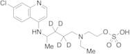 Hydroxychloroquine-d4 O-Sulfate