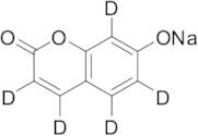 7-Hydroxy Coumarin-d5 Sodium Salt