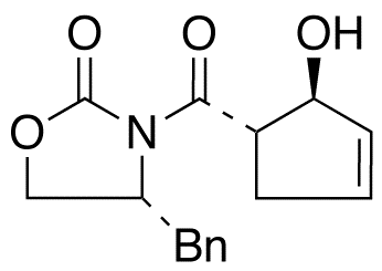 (4R)-3-[[(1S,2S)-2-Hydroxy-3-cyclopenten-1-yl]carbonyl]-4-(phenylmethyl)-2-oxazolidinone