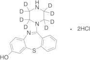 7-Hydroxy-N-des{[2-(2-hydroxy)ethoxy]ethyl} Quetiapine-d8 Dihydrochloride