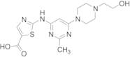 2-[[6-[4-(2-Hydroxyethyl)-1-piperazinyl]-2-methyl-4-pyrimidinyl]amino]-5-thiazolecarboxylic acid