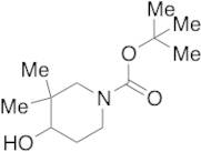 4-Hydroxy-3,3-dimethyl-1-piperidinecarboxylic Acid 1,1-Dimethylethyl Ester