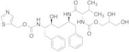 (3S,6S,8S,9S)-8-Hydroxy-3-(1-methylethyl)-4,11-dioxo-6,9-bis(phenylmethyl)-13-(5-thiazolyl)-12-oxa-2,5,10-triazatridecanoic Acid 2,3-Dihydroxypropyl Ester