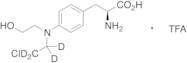 Hydroxymelphalan-d4 Trifluoroacetic Acid Salt