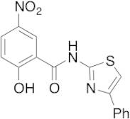 2-Hydroxy-5-nitro-N-(4-phenyl-2-thiazolyl)benzamide