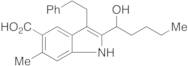 2-(1-Hydroxypentyl)-6-methyl-3-(2-phenylethyl)-1H-indole-5-carboxylic Acid