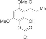 1-[2-Hydroxy-4,6-dimethoxy-3-(1-oxopropoxy)phenyl]-1-propanone