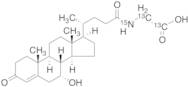 N-[(7α)-7-Hydroxy-3,24-dioxochol-4-en-24-yl]glycine-13C2,15N