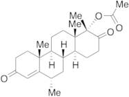 (17α)-Hydroxy-6α,17a-dimethyl-D-homoandrost-4-ene-3,17-dione 17-Acetate