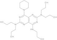 2,2',2'',2'''-[[4-[(2-Hydroxyethyl)amino]-8-(1-piperidinyl)pyrimido[5,4-d]pyrimidine-2,6-diyl]dinitrilo]tetrakisethanol(Dipyridamole Impurity)