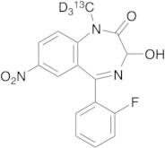 3-Hydroxy Flunitrazepam-13C,d3