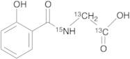 2-Hydroxy Hippuric Acid-13C2,15N