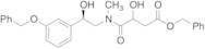 3-Hydroxy-4-[[(2R)-2-hydroxy-2-[3-(phenylmethoxy)phenyl]ethyl]methylamino]-4-oxobutanoic Acid Phenylmethyl Ester