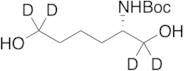 [(1S)-5-Hydroxy-1-(hydroxymethyl)pentyl]carbamic Acid-d4 1,1-Dimethylethyl Ester