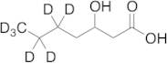 rac-3-Hydroxyheptanoic Acid-D7
