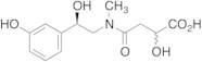 2(R,S)-Hydroxy-4[[(2R)-2-hydroxy-2-(3-hydroxyphenyl)ethyl]methylamino]-4-oxo-butanoic Acid