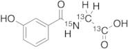 m-Hydroxyhippuric Acid-13C2, 15N