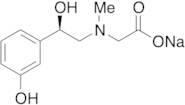 N-[(2R)-2-Hydroxy-2-(3-hydroxyphenyl)ethyl]-N-methyl-glycine Sodium Salt