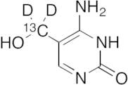 5-(Hydroxymethyl)cytosine-d2,13C