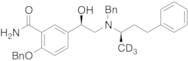 [R-(R*,R*)]-5-[1-Hydroxy-2-[(1-methyl-3-phenylpropyl)(phenylmethyl)amino]ethyl]-2-(phenylmethoxy)benzamide-d3