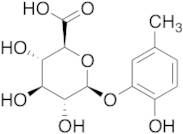 2-Hydroxy-5-methylphenyl β-D-glucopyranosiduronic Acid