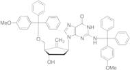 9-((1S,3R,4S)-4-Hydroxy-3-(((4-methoxyphenyl)diphenylmethoxy)methyl)-2-methylenecyclopentyl)-2-(...