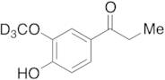 1-(4-Hydroxy-3-methoxyphenyl)-1-propanone-d3