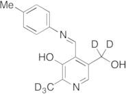 5-Hydroxy-6-methyl-4-[[(4-methylphenyl)imino]methyl]-3-pyridinemethanol-d5